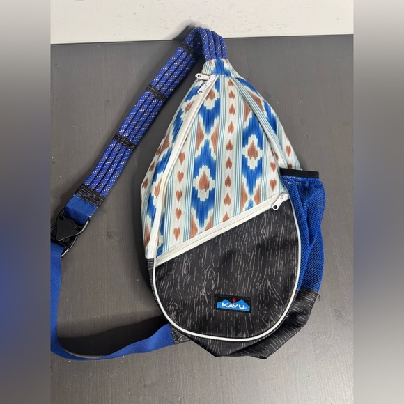 Kavu Paxton Pack Rope Bag - River Ikat - Picture 3 of 6